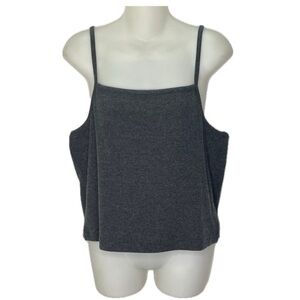 $15 Bundled💥 NEW Madewell Cropped Gray Tank Sz XL Bin C